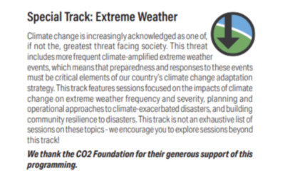 National Adaptation Forum extreme weather track