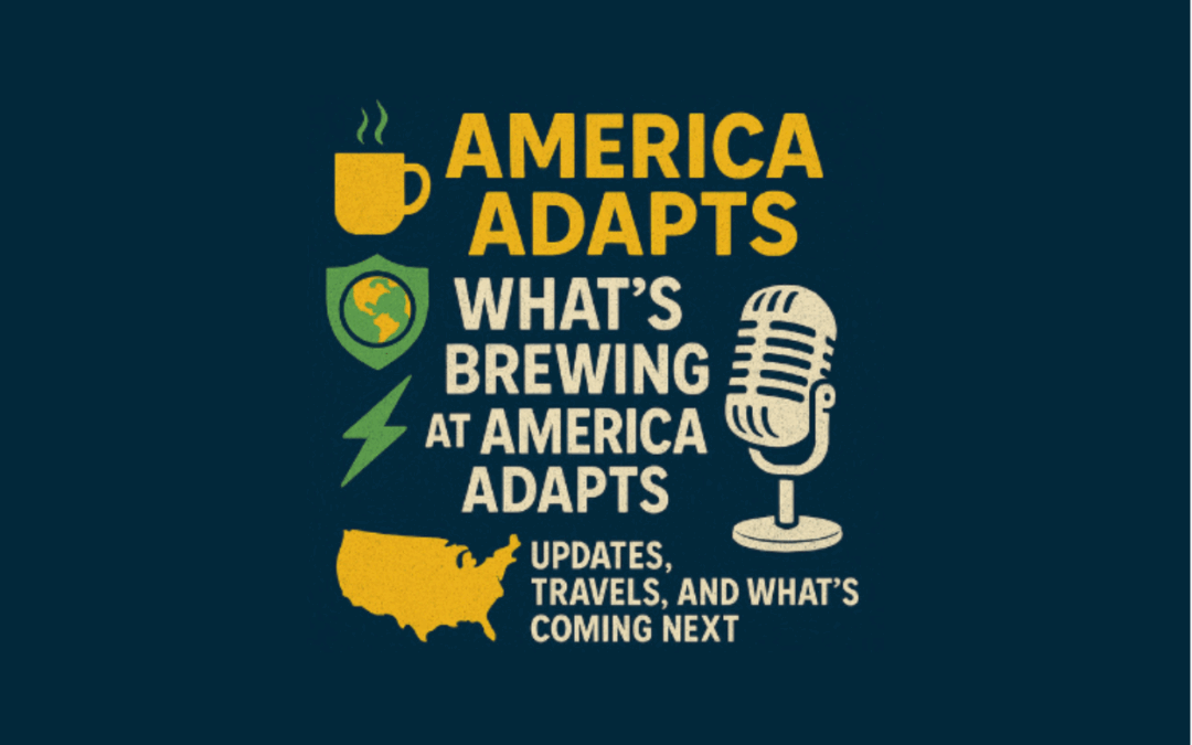Sharing timely adaptation and resilience (A&R) info